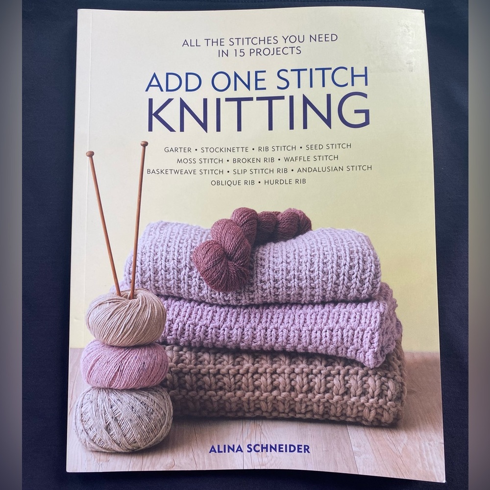 Knitting Book “Add One Stitch”